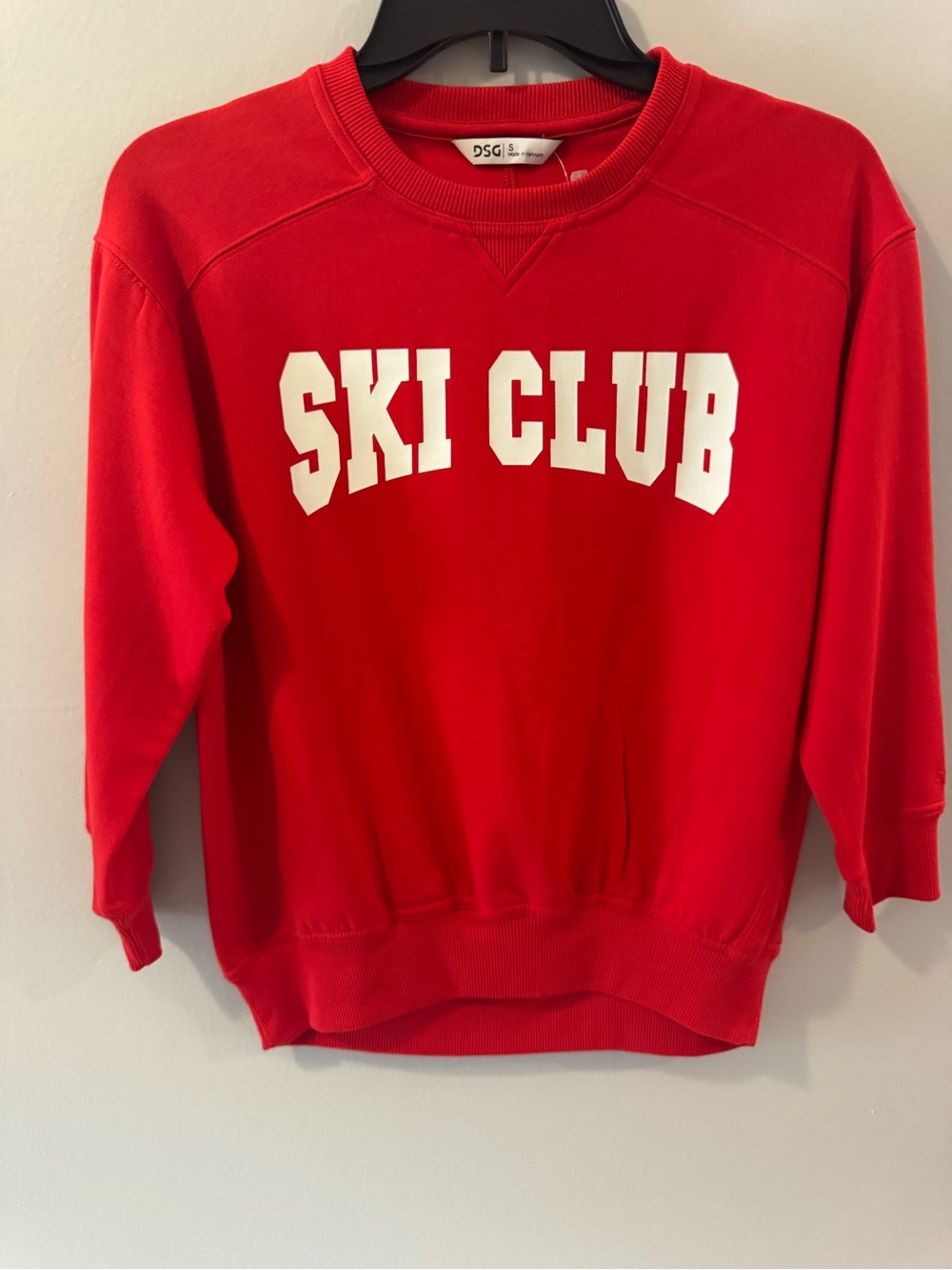 DSG Red Girls Crewneck Sweatshirt Small NWT